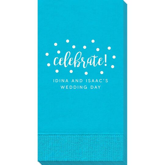 Confetti Dots Celebrate Guest Towels